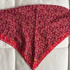 Vivienne Westwood Red Floral Scarf